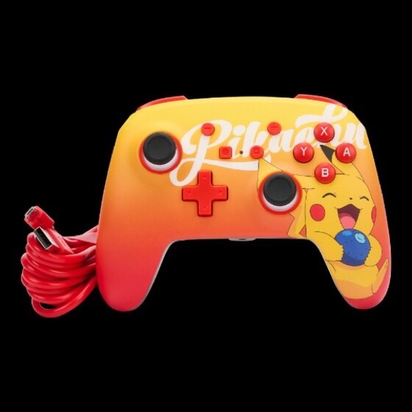 Enhanced Wired Controller for Nintendo Switch - Pokémon: Oran Berry Pikachu - Picture 7 of 16